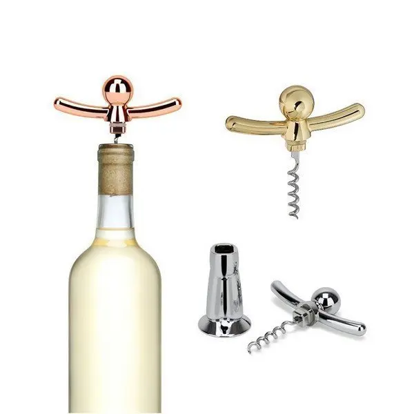 Umbra Buddy Brass Corkscrew Wine Bottle Opener 480323-104 