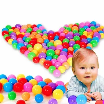 

Brand New 20-100 PCS Plastic Colorful Ball Fun Ball Soft Ocean Ball Kid Toy Swim Pit Toy