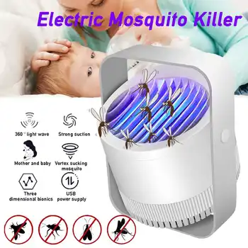 

Tofok Rotating USB Mosquito Killer Lamp Light LED Electric Insect Fly Bug Zapper Trap Catcher Anti Mosquito Lamp No Radiation