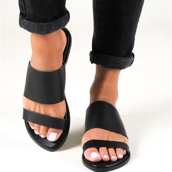 

Women slippers summer outdoor simple classic pure color shoes Greek bridal sandals fashion ladies shoes