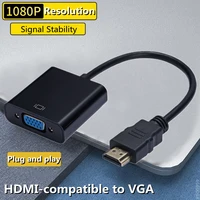 BSLIUFANG HD 1080P HDMI Zu VGA Kabel Konverter HDMI Stecker Auf VGA Buchse Konverter Adapter für Tablet laptop PC TV Neue