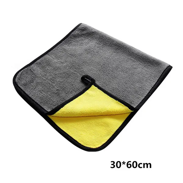 Золотой Полотенце из микрофибры для мытья автомобиля, супер абсорбент, уход за автомобилем, сушильное полотенце, чистящее полотенце для автомобиля, анти-грязное полотенце, аксессуары для мытья автомобиля - Название цвета: Золотой