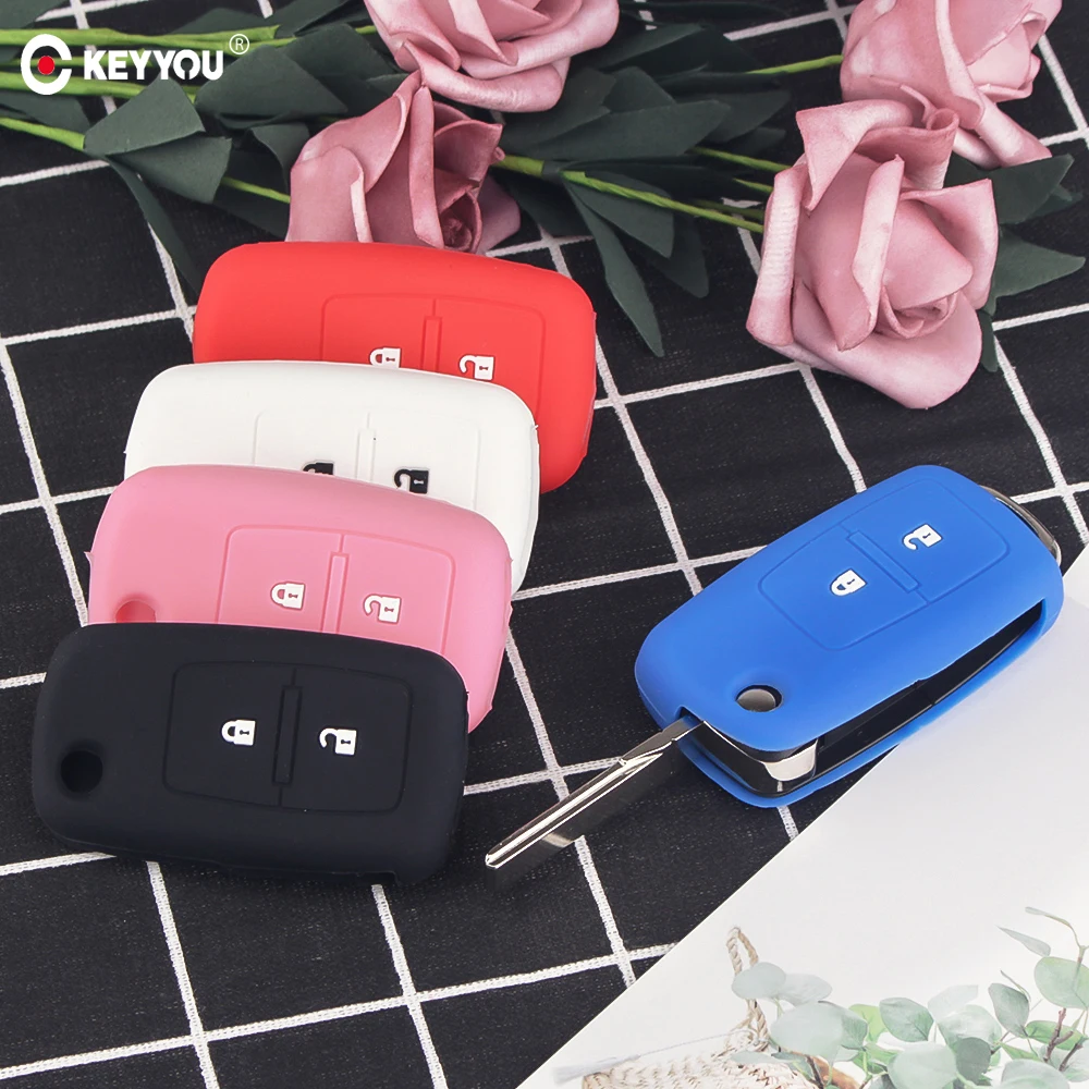 

KEYYOU 2 BT Silicone Remote Flip Car Key Cover Case For Vw MK4 Seat Altea Alhambra Ibiza Polo Golf 4 5 6 Transporter Amarok