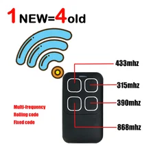 

Multi Frequency Duplicator Copy DOORHAN HORMANN BENINCA Fixed Rolling Code 287-868MHz Garage Door Remote Control Command Opener