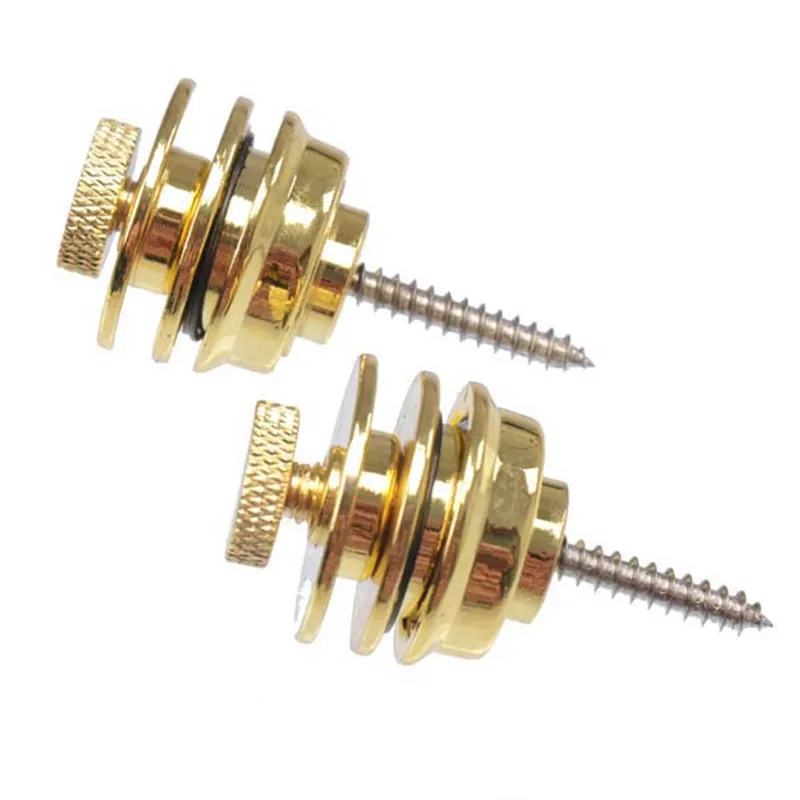 

2Pcs / Set Guitar Strap Lock Strap lock Straplock Button For Acoustic / Electric Guitar Bass Guitar Parts Accessories New
