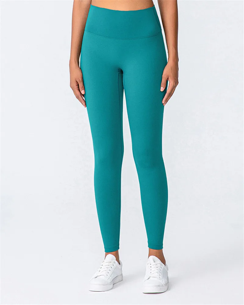 Lulu Quality Leggings Sport Women Fintess Tight High Waist Yoga Pant Butter Soft Gym Clothe 100%squat Proof Compression Athletic