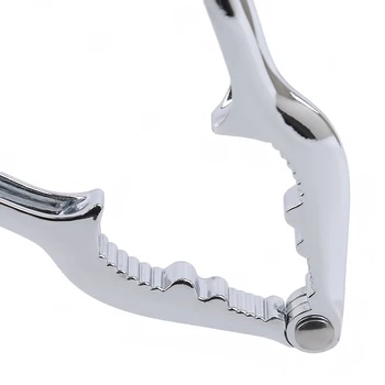

Silver Multifunctional Walnut Clip Pliers Sheller Stainless Steel Nut Seafood Pliers Nut Crab Sheller Tool