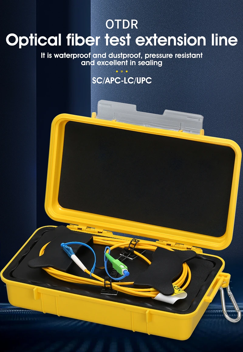 SC/APC-LC/UPC OTDR Zone Eliminator Fiber Rings Optic Launch Cable Box | Мобильные телефоны и аксессуары