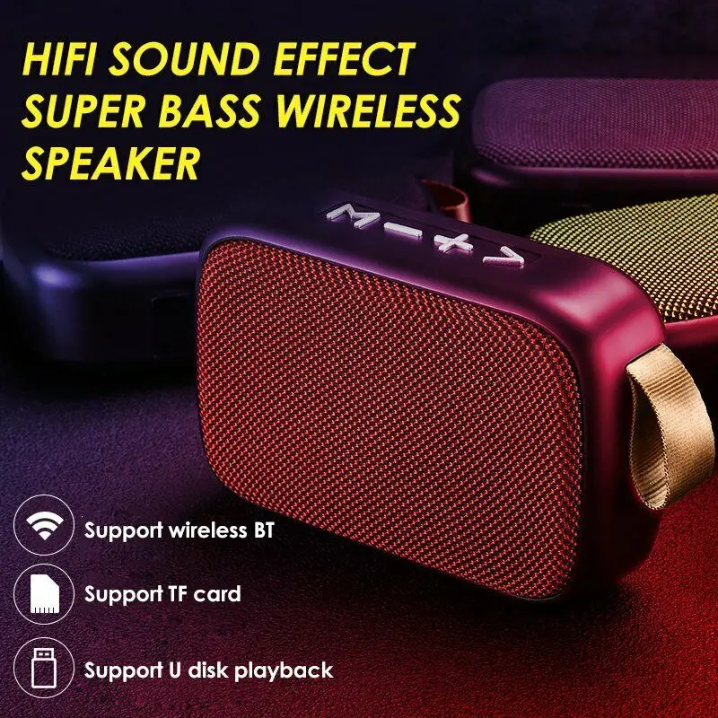 Портативный Bluetooth динамик открытый беспроводной сабвуфер стерео музыка громкий динамик OUJ99