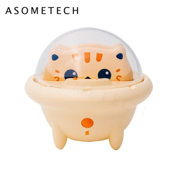 

Mini Cute Power Bank 800mAh Portable Cat Powerbank with LED Night Light Small External Battery Type C Phone Charger for Girl