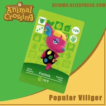 

123 Fuchsia Animal Crossing Card Amiibo for New Horizons