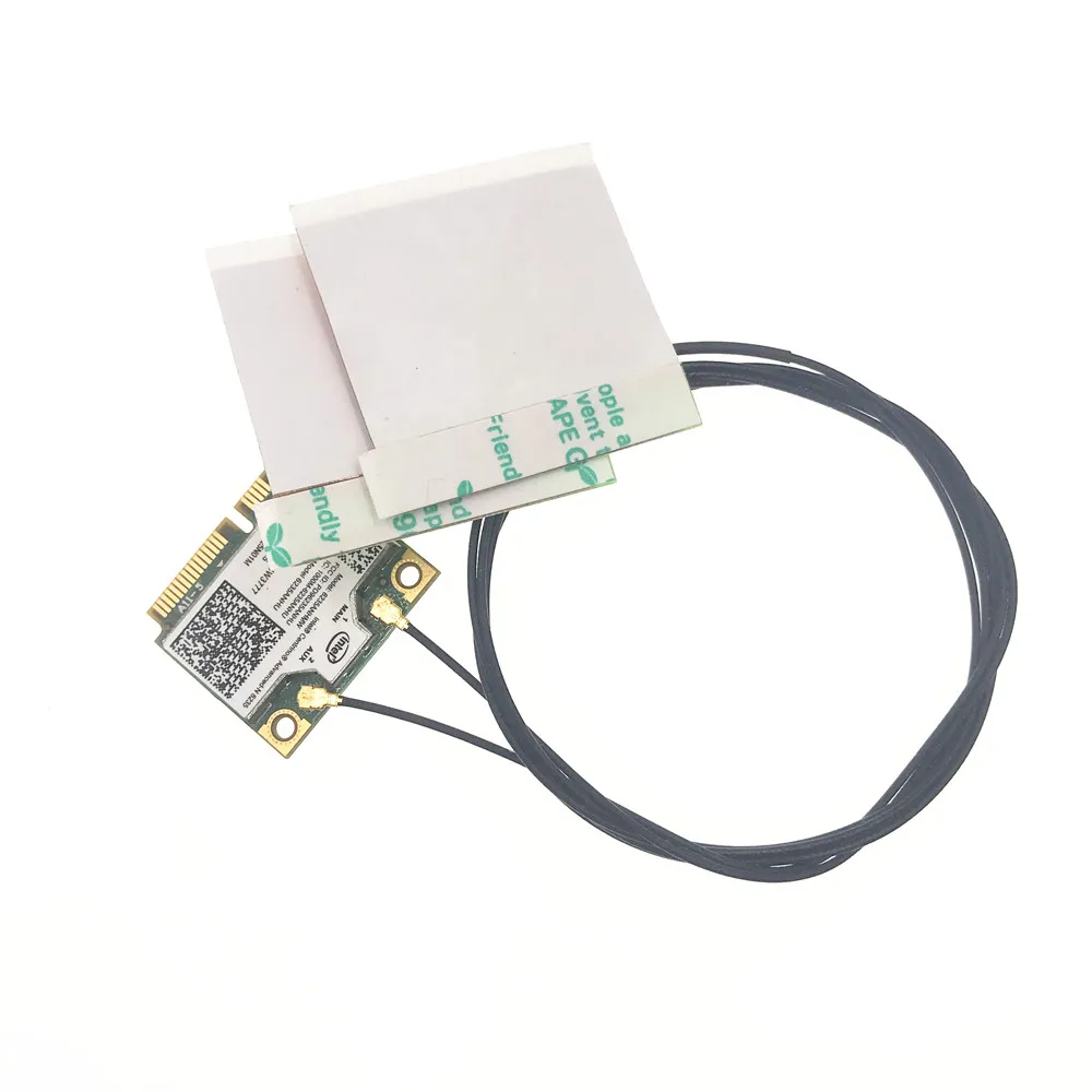 2 шт. x провода 58 см/22," для Intel 7260D2W BCM94360CD BCM94331CD BCM94352HMB DW1550 мини PCI-E Беспроводная ipex u. Антенна fl