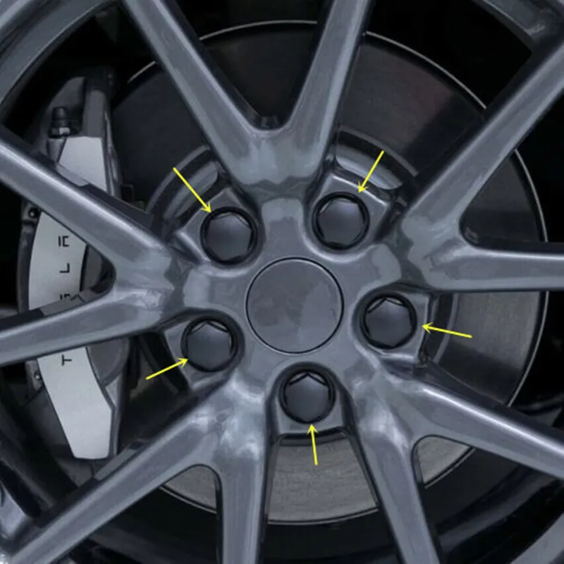 21 шт. колпачок гайки колеса для Tesla модель 3 X S колпачок ступицы колеса s чехлы пылезащитный колпачок ступицы гайки Съемник комплект стайлинга автомобиля