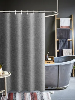 

2019 New Nordic Bath Curtain Bathroom Sunmmer Door Curtain Toilet Cloth Stomp Punch Accessories Waterproof Home Decor