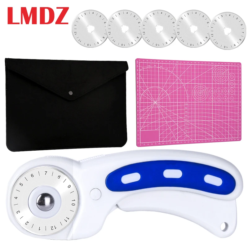 Rotary Cutter Kit Cutting Tool Cutting Mat 45mm Bluewhite Rotary