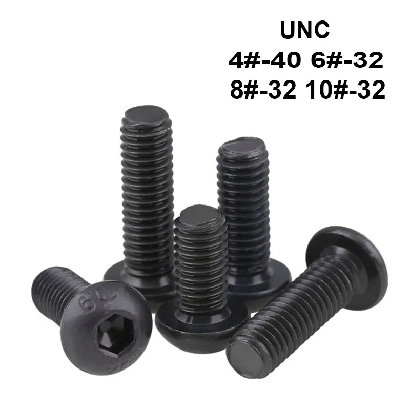 Lot De 40 Vis M8x16mm Qualité 8.8 - Acier Carbone Noir Uxcell