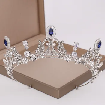

Handmade zircon bridal crown, headband, princess crown, performance accessories, wedding accessories