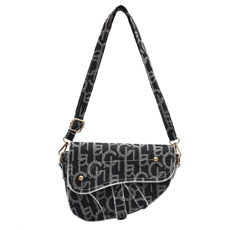 black leather designer purse