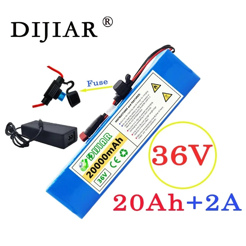 Аккумуляторная батарея DiJiar 36V2 0ah 10S3P для электромобиля аккумулятор 18650 мощность 500