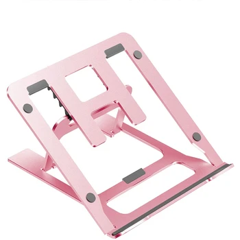 

Aluminum Alloy Metal Laptop Stand for Desk,Foldable Portable Small Computer Table Tray Mount,for Office Home School