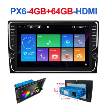 Billige 4G RAM Auto Multimedia Zahler 1din Android 10,0 Auto Radio Für Universal Auto Gps Navigation BT FM AM RDS WI-FI Kamera SWC Karte + Cam