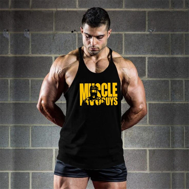 2x Muscleguys, одежда для бодибилдинга, мужские майки для тренажерного зала, мужские майки без рукавов, одежда для фитнеса, хлопковая одежда для тренировок