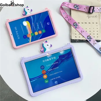 

Kids Silicon Case For Huawei MediaPad T5 M5 lite 10 10.1" M5 Lite 8.0 M6 8.4 10.8 Case Shockproof Tablet Cover For Mate Pad 10.4