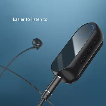 

BA02 Audio Receiver 3.5mm Wireless Car Adapter Mobile Phone Car Audio Converter Wireless Music Receiver