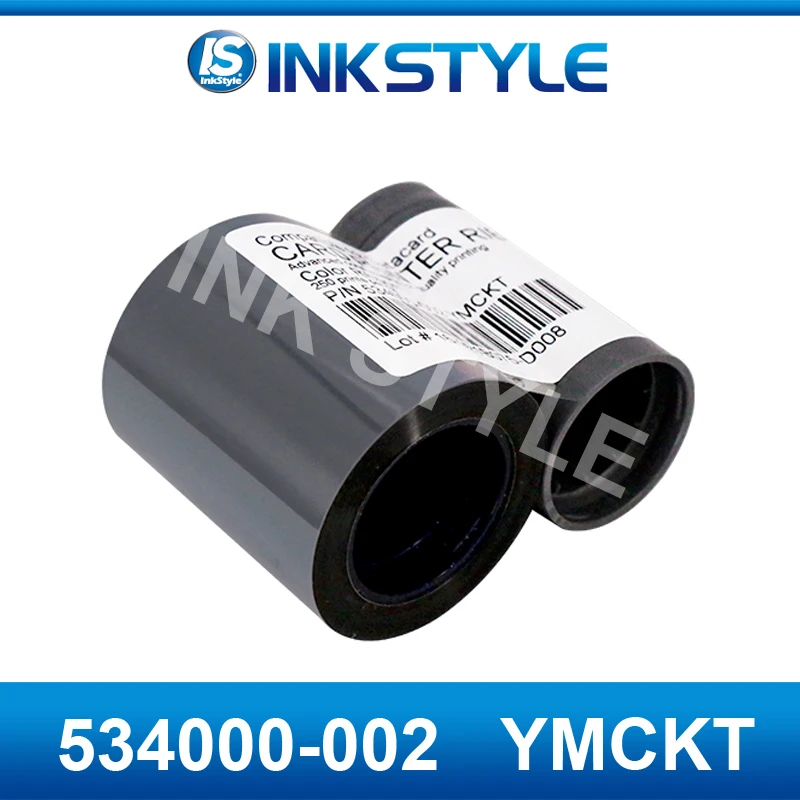 Совместимая карта данных 534000-002 YMCKT полнопанельная цветная печатная лента использование в SP25 SP35 SP55 SP75 карточный принтер 250 печатает ленты