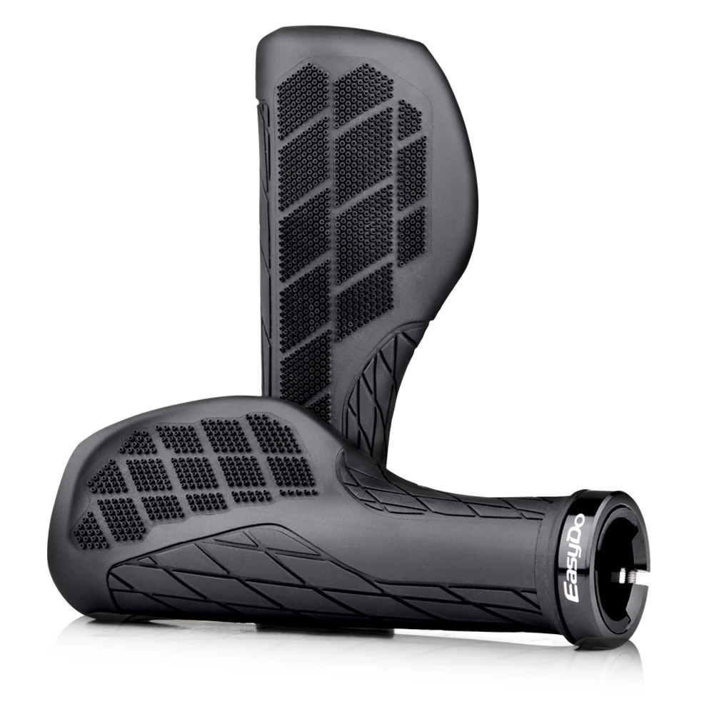 Easydo Bike Grips Mtb Fietsstuur Cover Ergonomische Zachte Rubberen  Handgreep Anti Slip Lock Op Bar End Grips|Bicycle Grips| - AliExpress