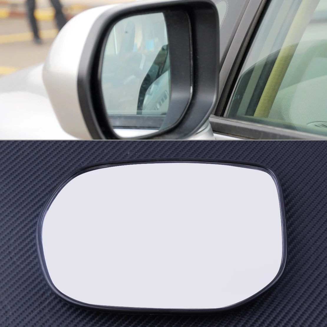 

DWCX Left Driver Side Door Power Heating Rear View Wing Mirror Glass Replacement Fit For Honda Civic 2006-2008 2009 2010 2011