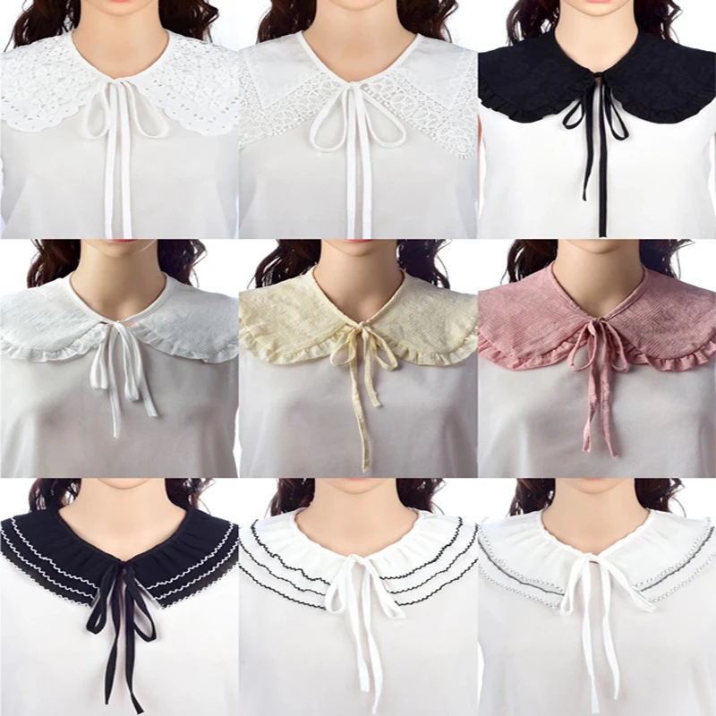 

Stylish Bargain Promotion Sales Women Clothes Accessories Cute Sweet Lace Shirt Collar Girls False Collar Doll Detachable Collar