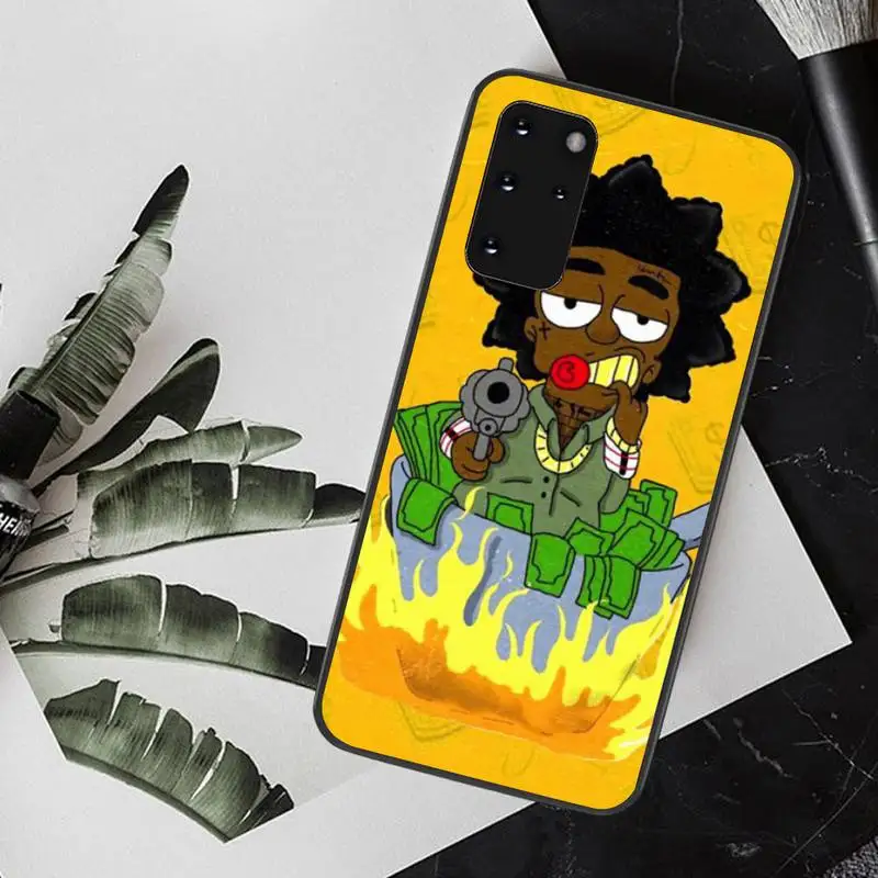 CUTEWANAN Kodak Black Rapper Soft Silicone TPU Phone Cover for Samsung S20 plus Ultra S6 S7 edge S8 S9 plus S10 5G