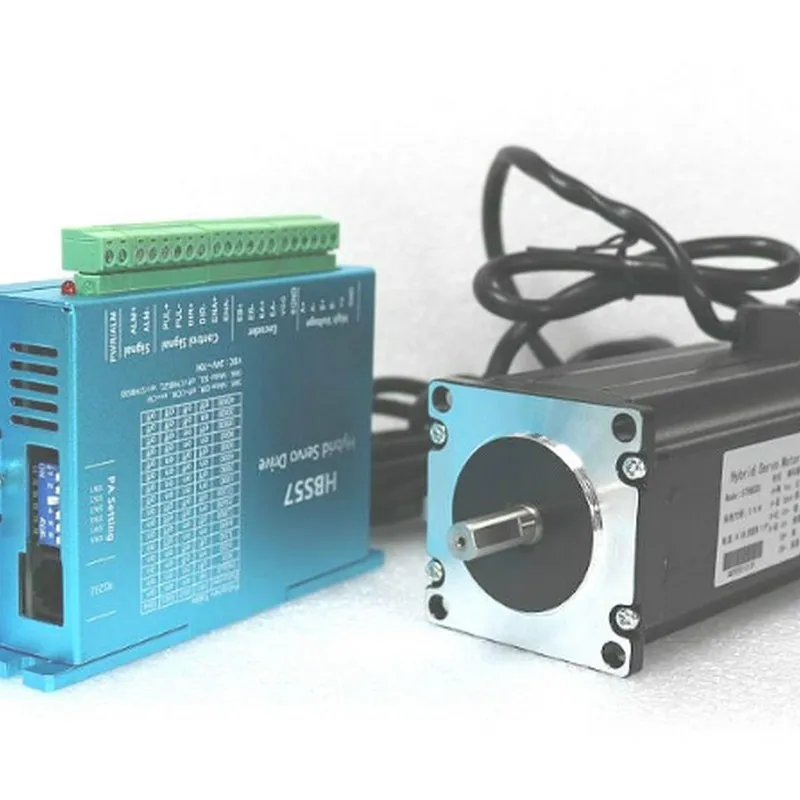 4 комплекта NEMA23 57 мм фланец 2.2Nm 314Oz-in DC24-60V шаговый двигатель с замкнутой обратной связью мотор и привод комплект сервомотор для ЧПУ мельница гравировальный станок