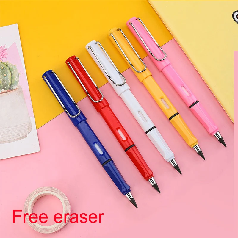 Everlasting Pencil Reusable Pencil School Supplies Wooden Lead