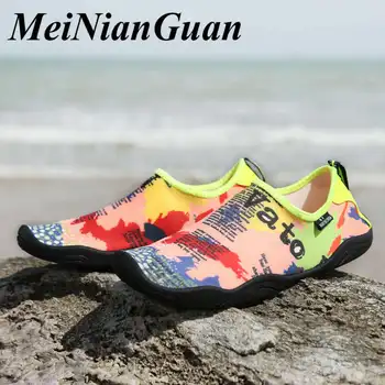

Seaside Surfing Casual Shoes Men Large Size Womens and Mens Falts Summer Sneakers Beach Quick-drying Non-slip Male Aqua Shoes G4