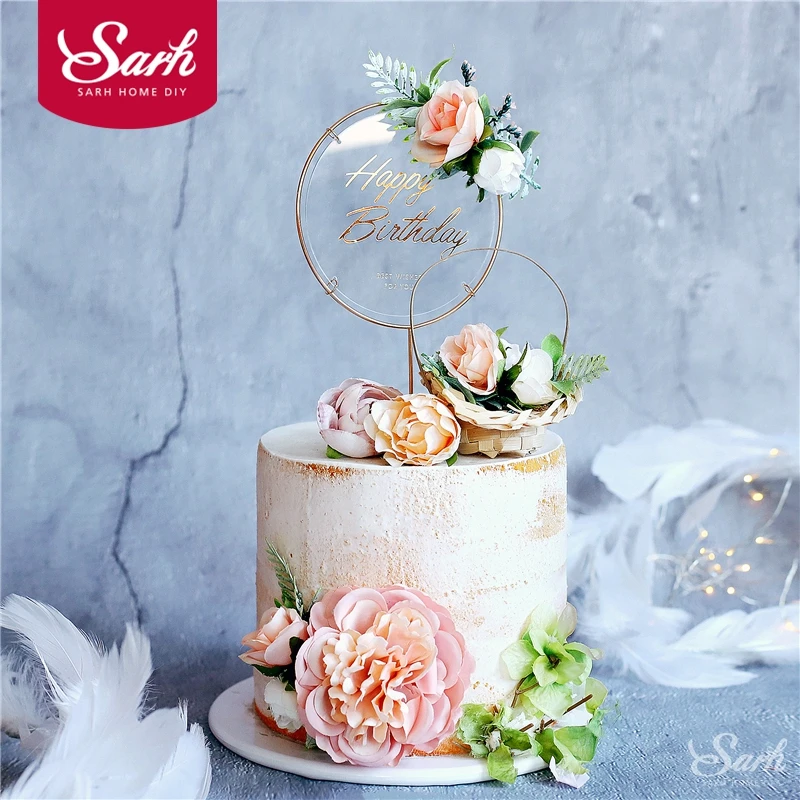 Topper Gateau Cercle De Fer Et Acrylique Et Fleurs Artificielles Accessoire De Decoration De Patisseries Au Design Original Pour Anniversaire Et Mariage Aliexpress Topper Gateau Cercle De Fer Et Acrylique Et Fleurs Artificielles Accessoire De Decoration De Patisseries Au Design Original Pour Anniversaire Et Mariage Aliexpress
