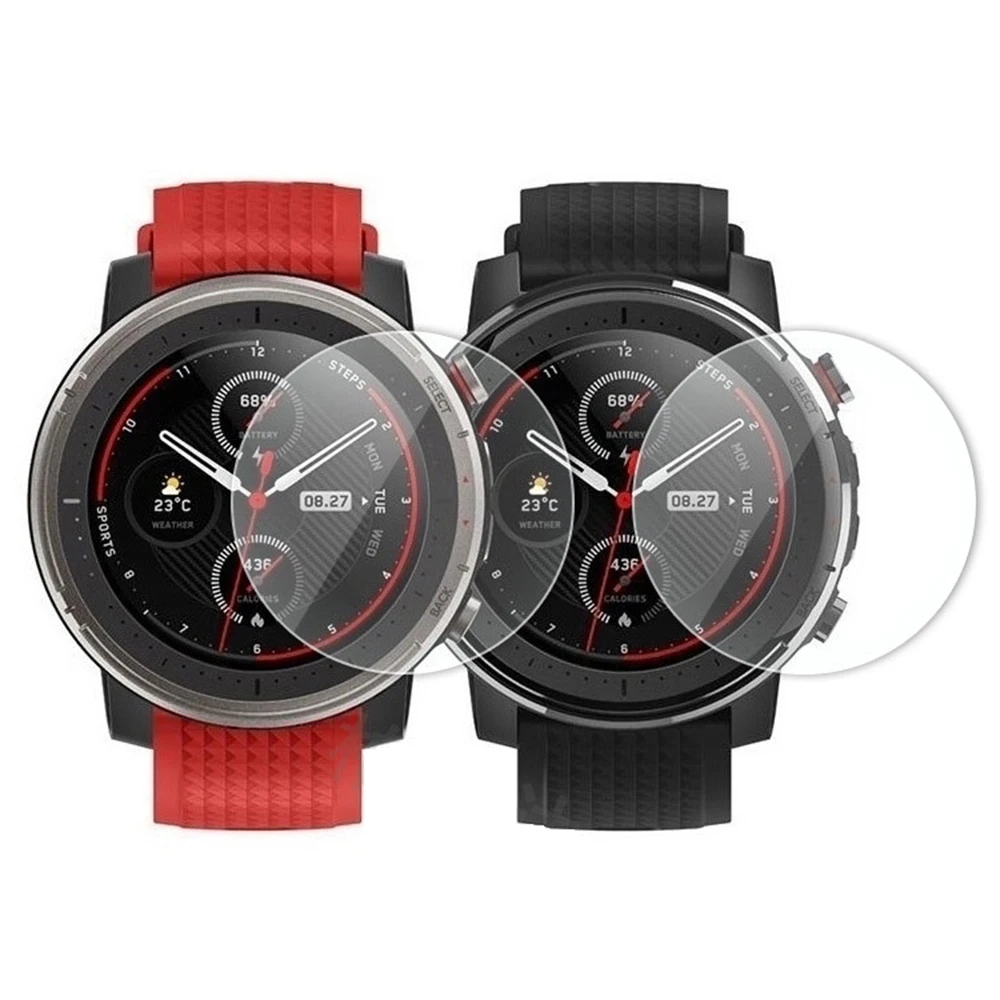 Закаленное стекло для защиты экрана Xiaomi Huami AMAZFIT Stratos 3 Stratos3 защитная пленка