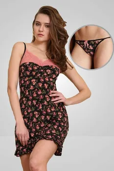 

Women's Stylish Nightwear Set Patterned Comfortable