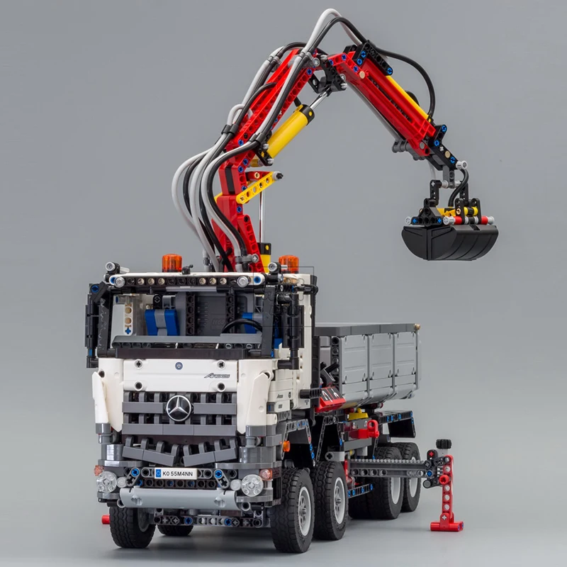 DHL 20005 Technic Car Series набор грузовиков Arocs совместим с 42023 строительными блоками, кирпичи, игрушки для мальчиков, развивающий подарок для детей