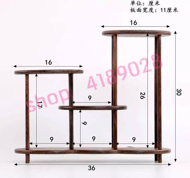 

Natural chicken wing wood, oval medium high style, solid wood curio shelves, ornament pendulum rack.