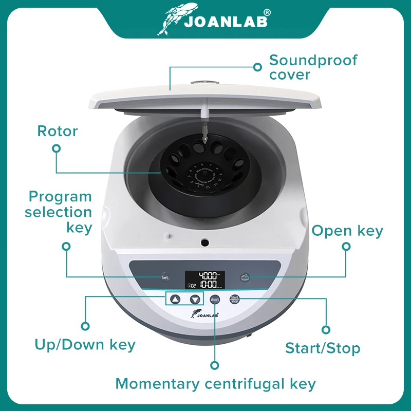 Blood Centrifuge Prp Plasma Centrifuge Machine Digital Medical Lab 4000rpm 5000rpm 5ml 10ml 15ml Tube 220v