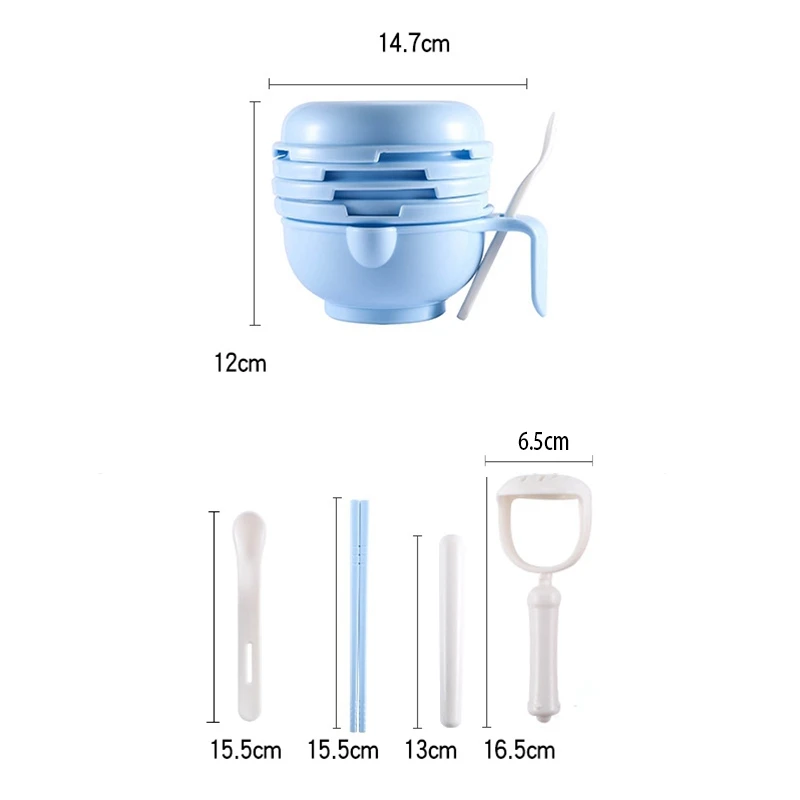 Пищевой полипропиленовый дополнительный набор для кормления детей, шлифовальная безопасная миска для малышей, Фабричный инструмент для разбивания еды