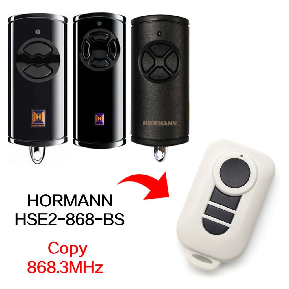 

HORMANN HS HSS HSE HSD HSP 1 2 4 5 868 BS Remote Control HORMANN HSE2 HSE4 HS1 HS4 HS5 HSS4 HSP4 HSD2 Gate Garage Remote 868MHz