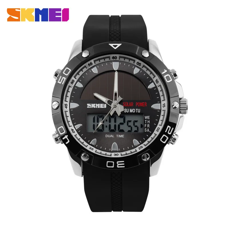 

Skmei 1064 Watch Men Trend Dual Display Electronic Watch Students Outdoor Sports Watch Waterproof