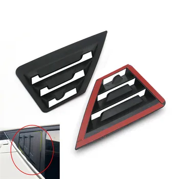 

2PCS For Toyota C-HR CHR 2016 2017 2018 2019 Car Styling ABS Plastic Rear Window Triangle Shutters panel Cover Vent Trim