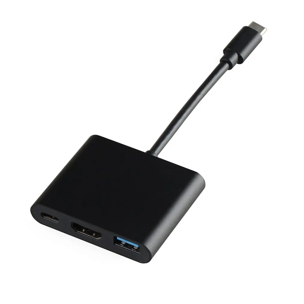 Для Apple для переключателя тип-c в Hdmi адаптер конвертер HDMI USB три-в-одном конвертер концентратор Usb 3,0 многофункциональный конвертер