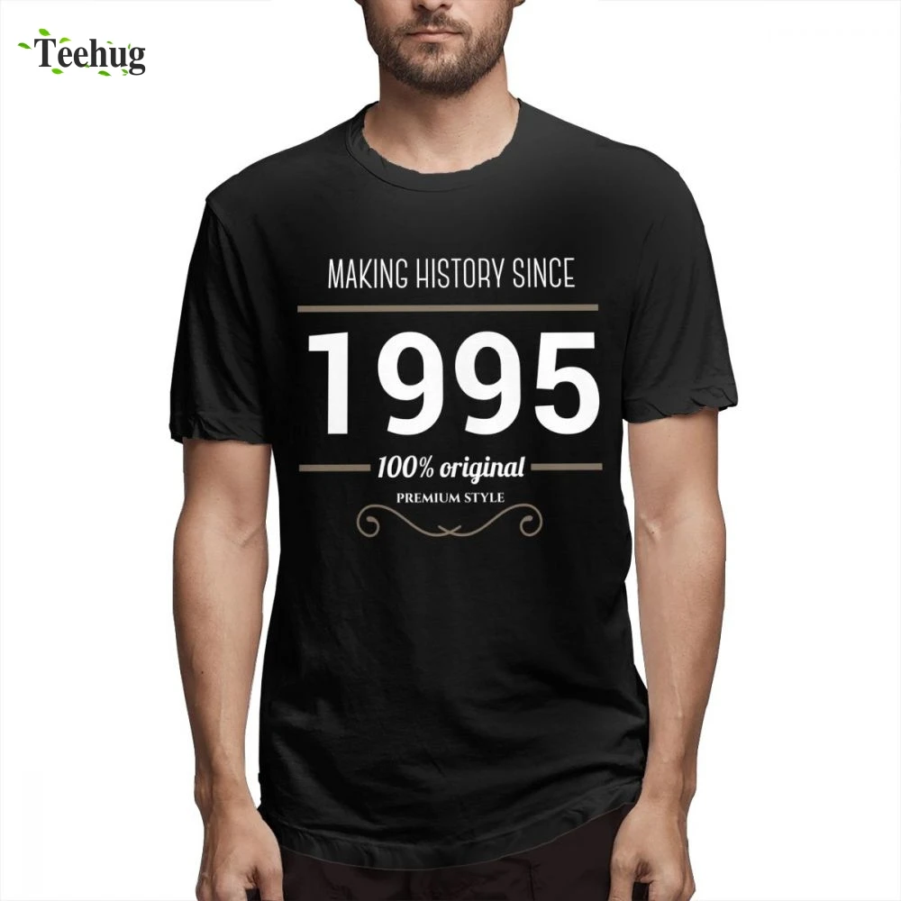 Новый Повседневное мальчик делает Книги по истории с тех пор как 1995 Camiseta Crazy