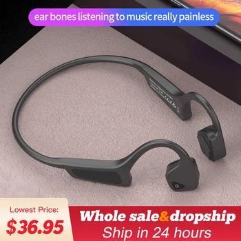 

Bone Conduction Bluetooth 5.0 Headphone Sport Portable Waterproof Headset Wireless Earphone With Mic for iphone Xiaomi Samsung