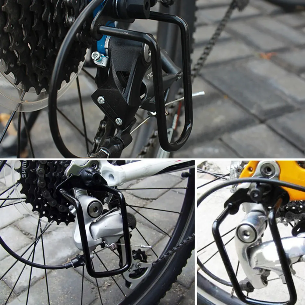 

Mountain Bike Cycling Transmission Protection Bicycle Rear Derailleur Hanger Chain Gear Guard Protector Cover Iron Frame